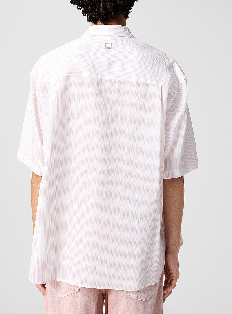 Textured stripes loose shirt product image 3
