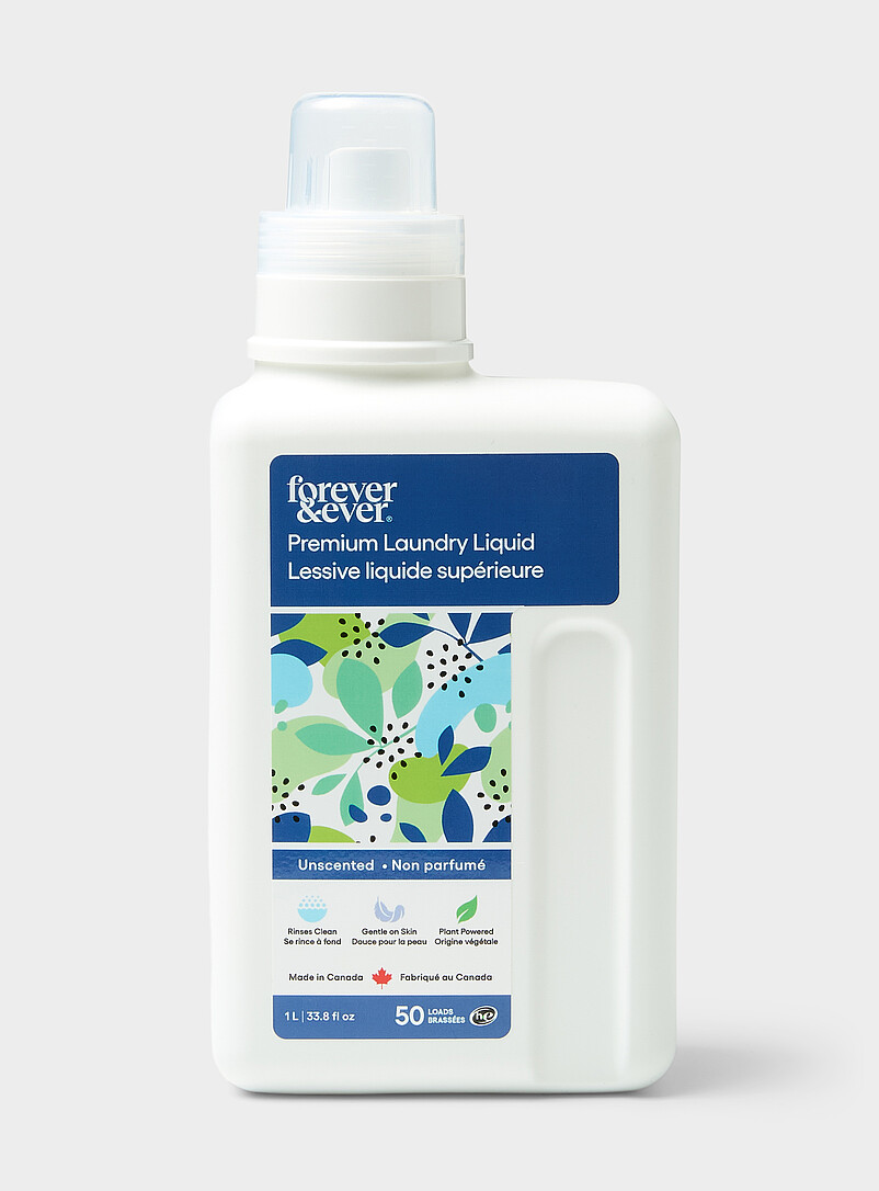 Premium unscented liquid laundry detergent 1 L product image (primary)