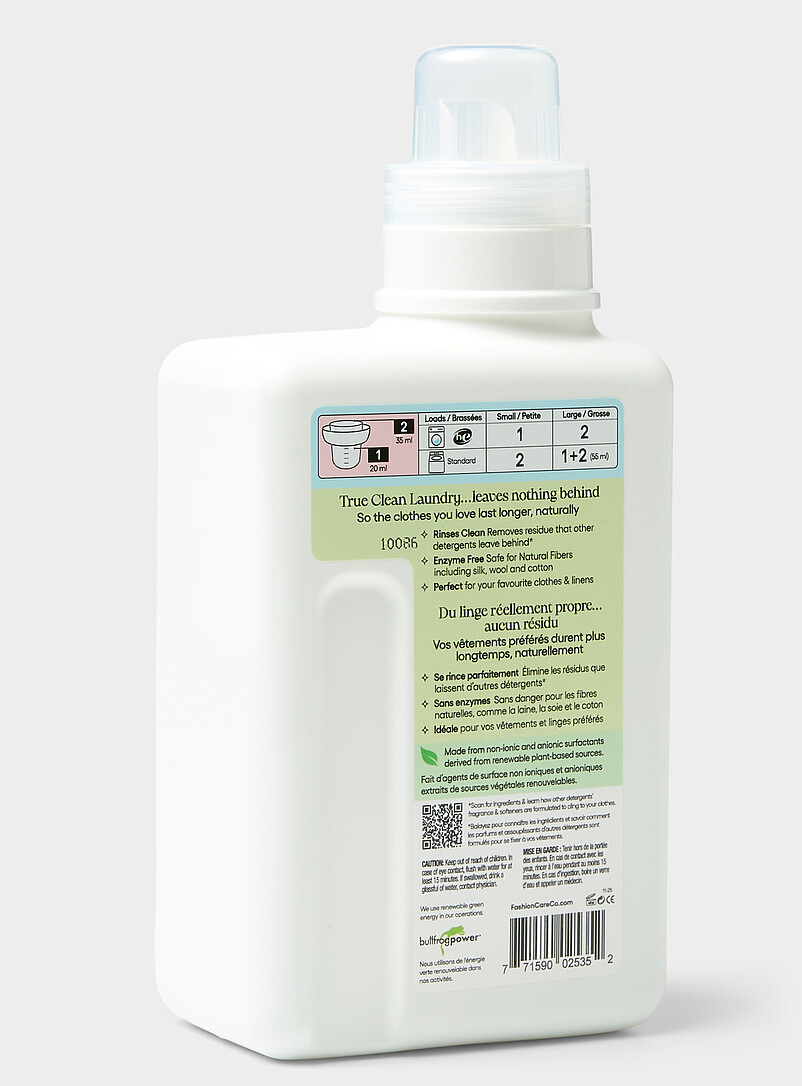 Premium unscented liquid laundry detergent 1 L product image 2