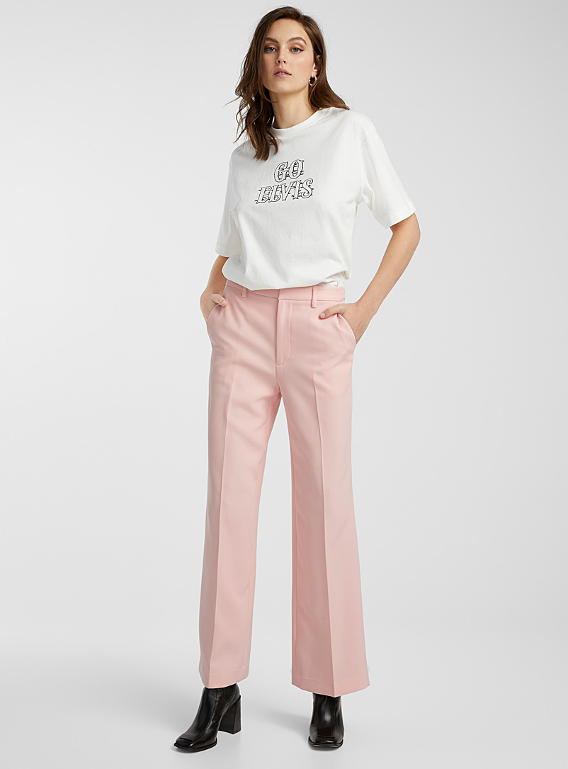 Scotch & Soda: Le pantalon large rose pâle Rose pour femme