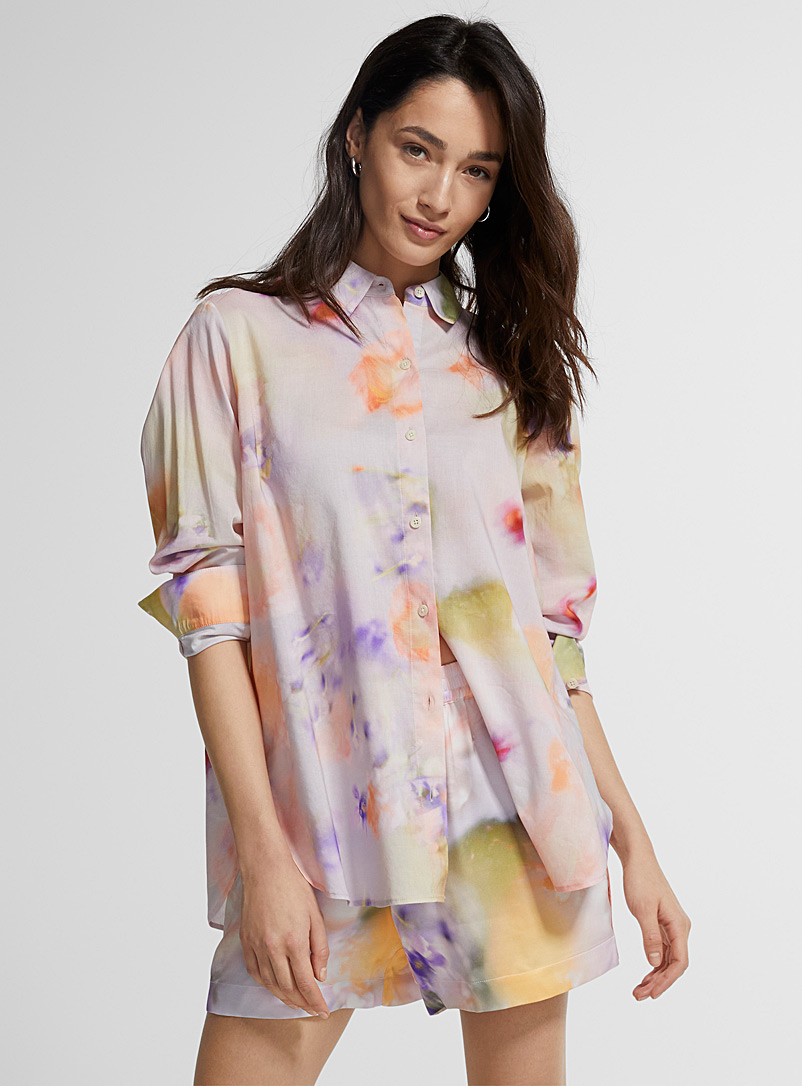 Scotch & Soda Assorted Faded painting loose shirt for women
