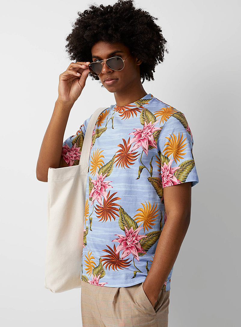 Scotch & Soda Assorted Tropical flower T-shirt for men