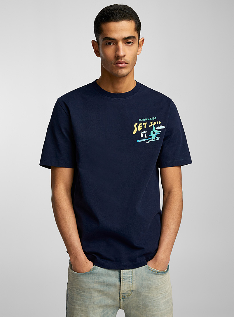 Set Sail T-shirt, Scotch & Soda, Shop Men's Printed & Patterned T-Shirts  Online