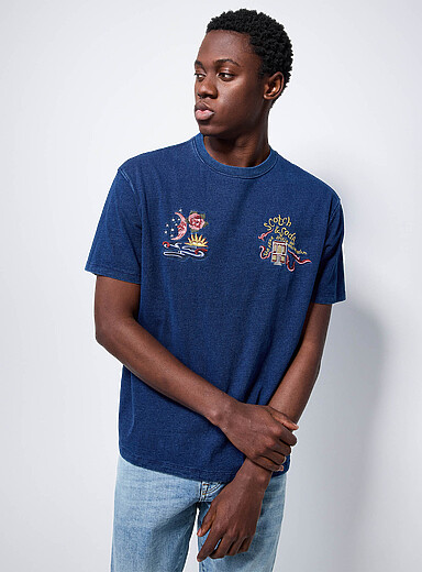 Free Spirit embroidery T-shirt