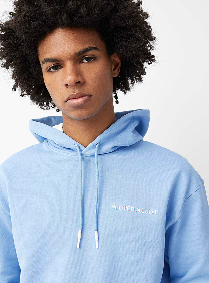 Proficiat onvoorwaardelijk Gorgelen Colourful logo hooded sweatshirt | Scotch & Soda | Men's Hoodies &  Sweatshirts | Simons