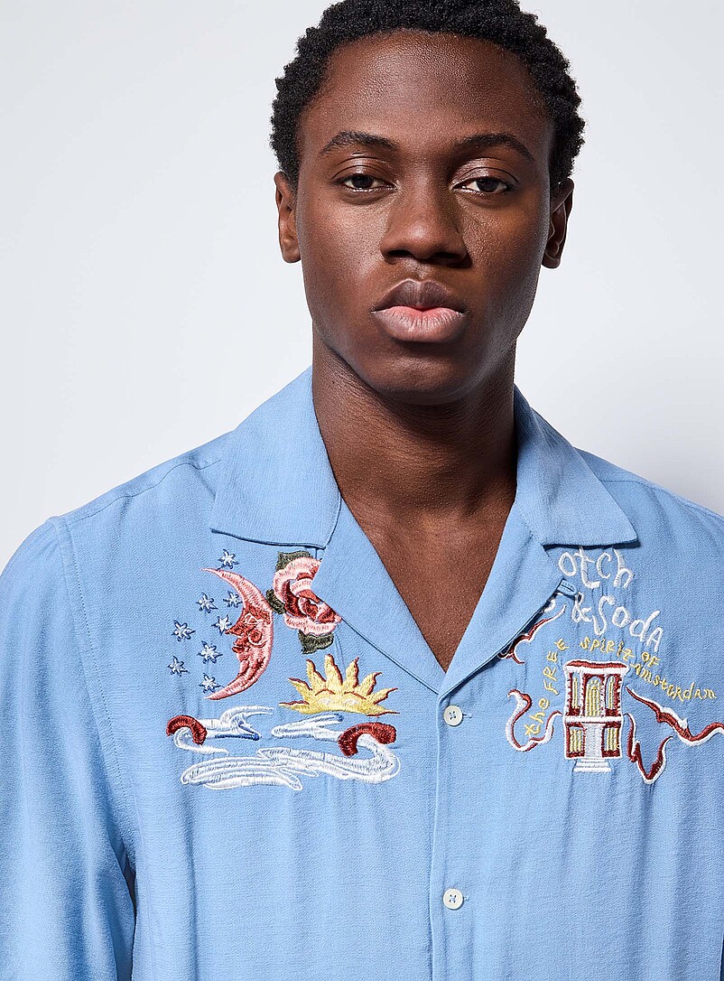 Free Spirit Embroidery Camp Shirt