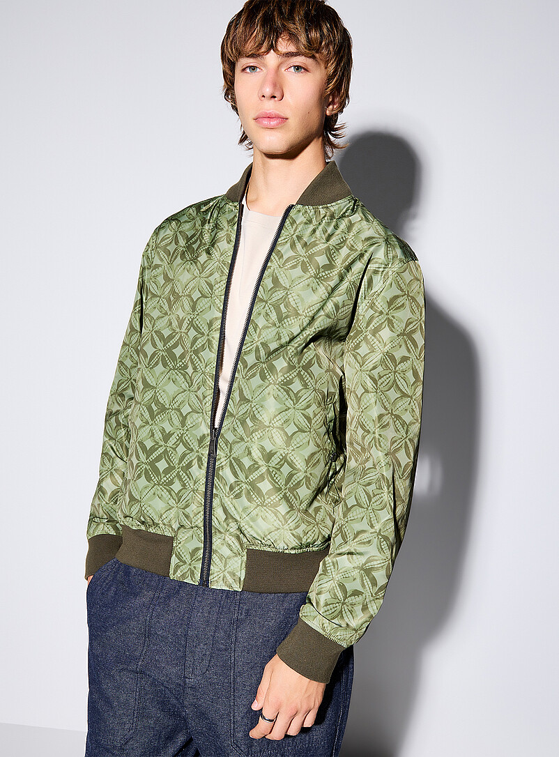 Knit trim reversible jacket product image 2