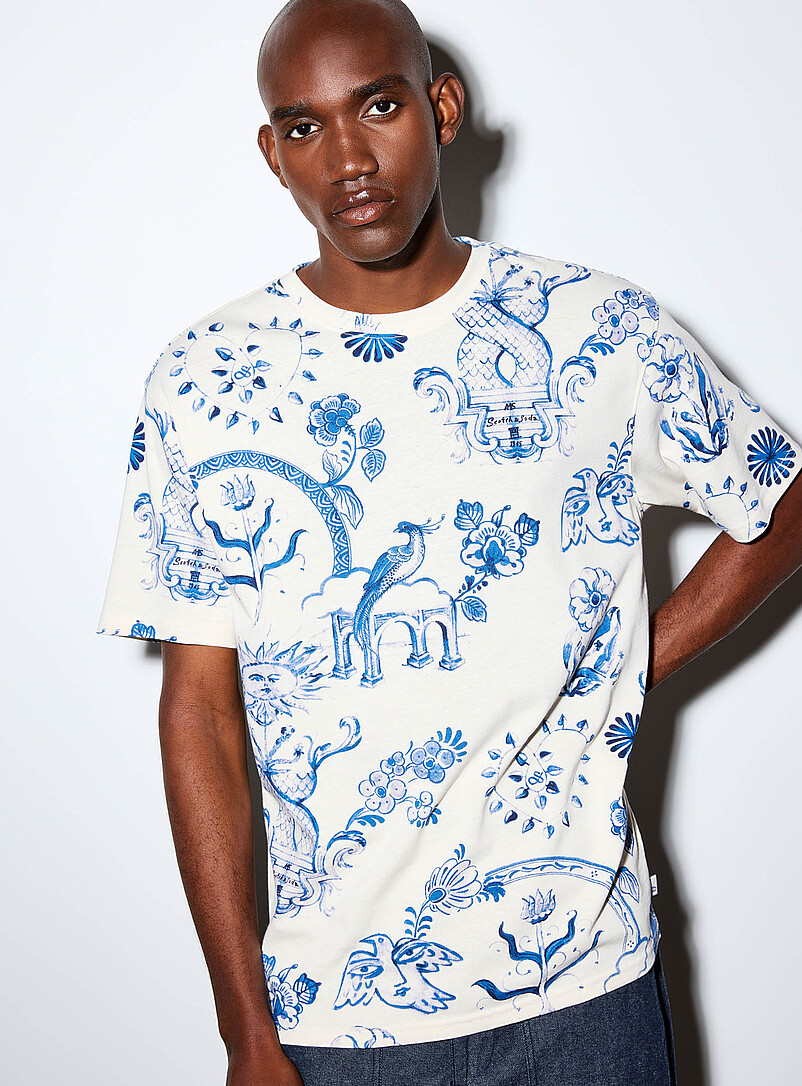 Greek mosaic T-shirt product image (primary)