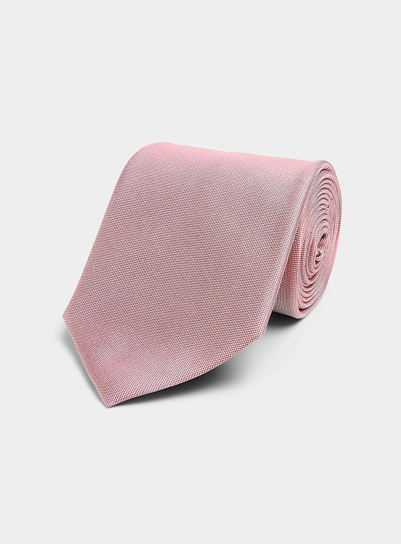 Blick Raspberry/Cherry Red Solid oxford tie for men
