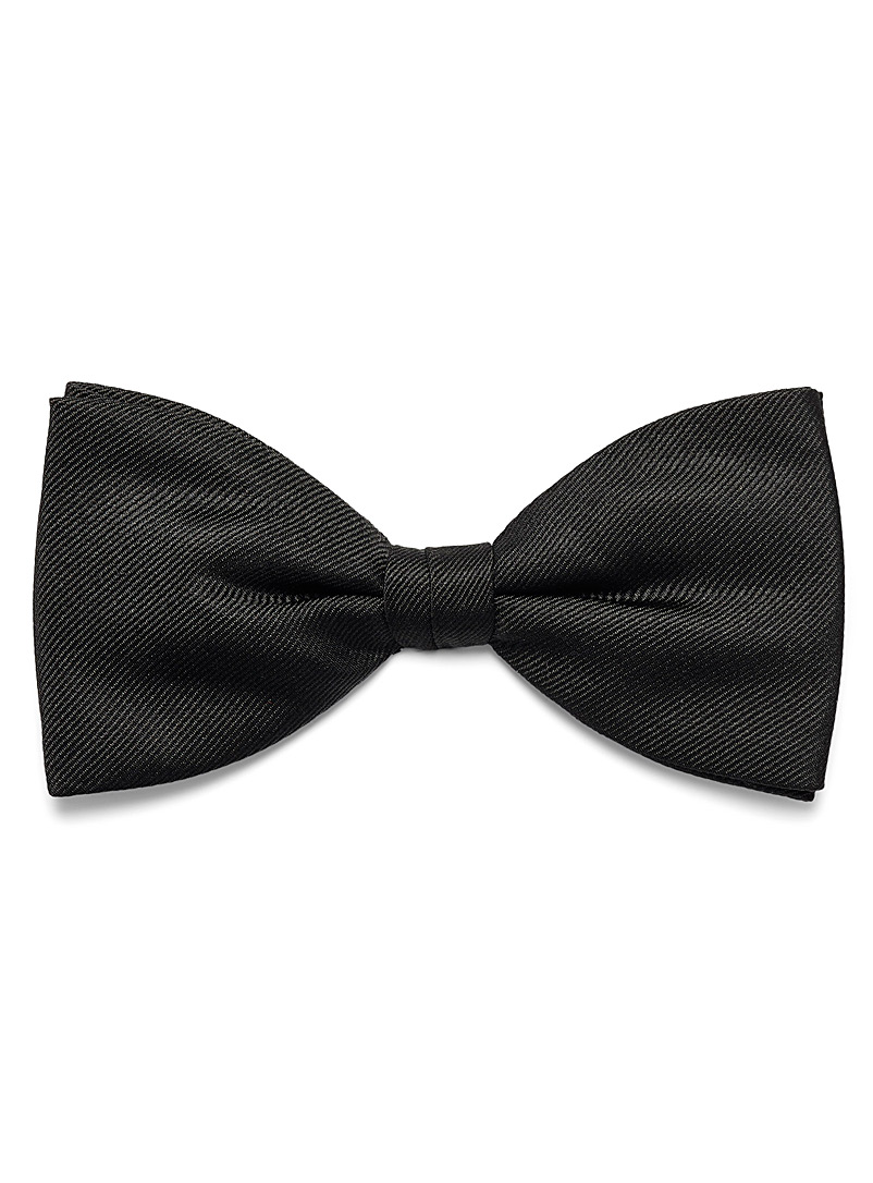 Blick Black Monochrome bow tie for men