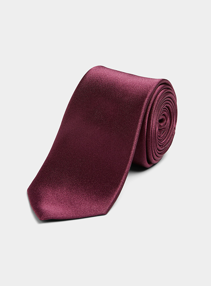 Blick Mauve Satiny colourful tie for men