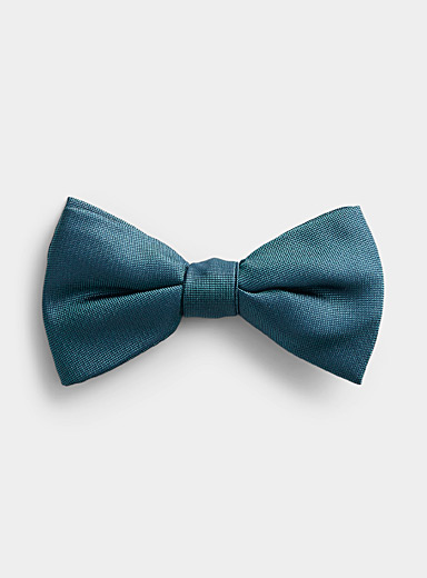 Blick Golden Yellow Colourful micro-check bow tie for men