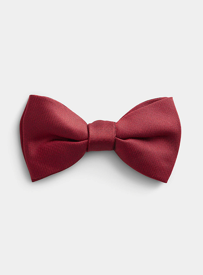 Blick Red Colourful micro-check bow tie for men