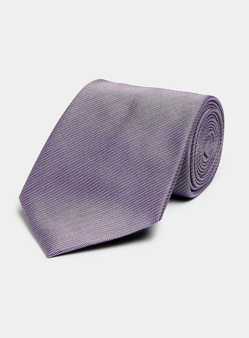 Blick Lilacs Wide optical mini-stripe tie for men