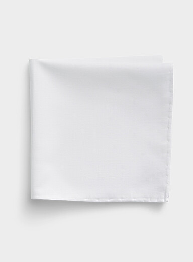 La pochette unie pur coton