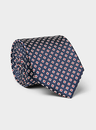 Geo diamond tie