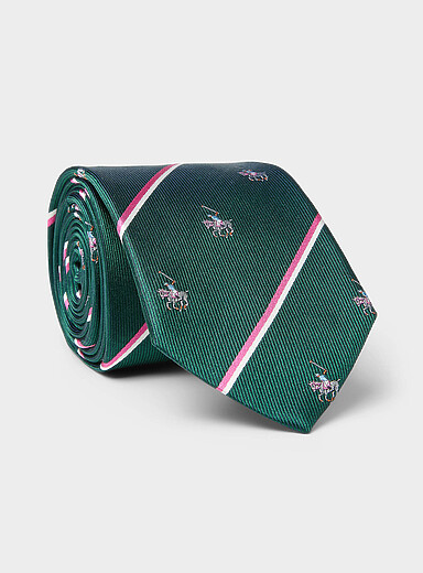 Polo player tie