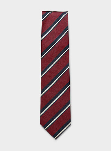 Preppy-stripe tie
