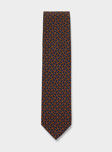 Retro pattern tie