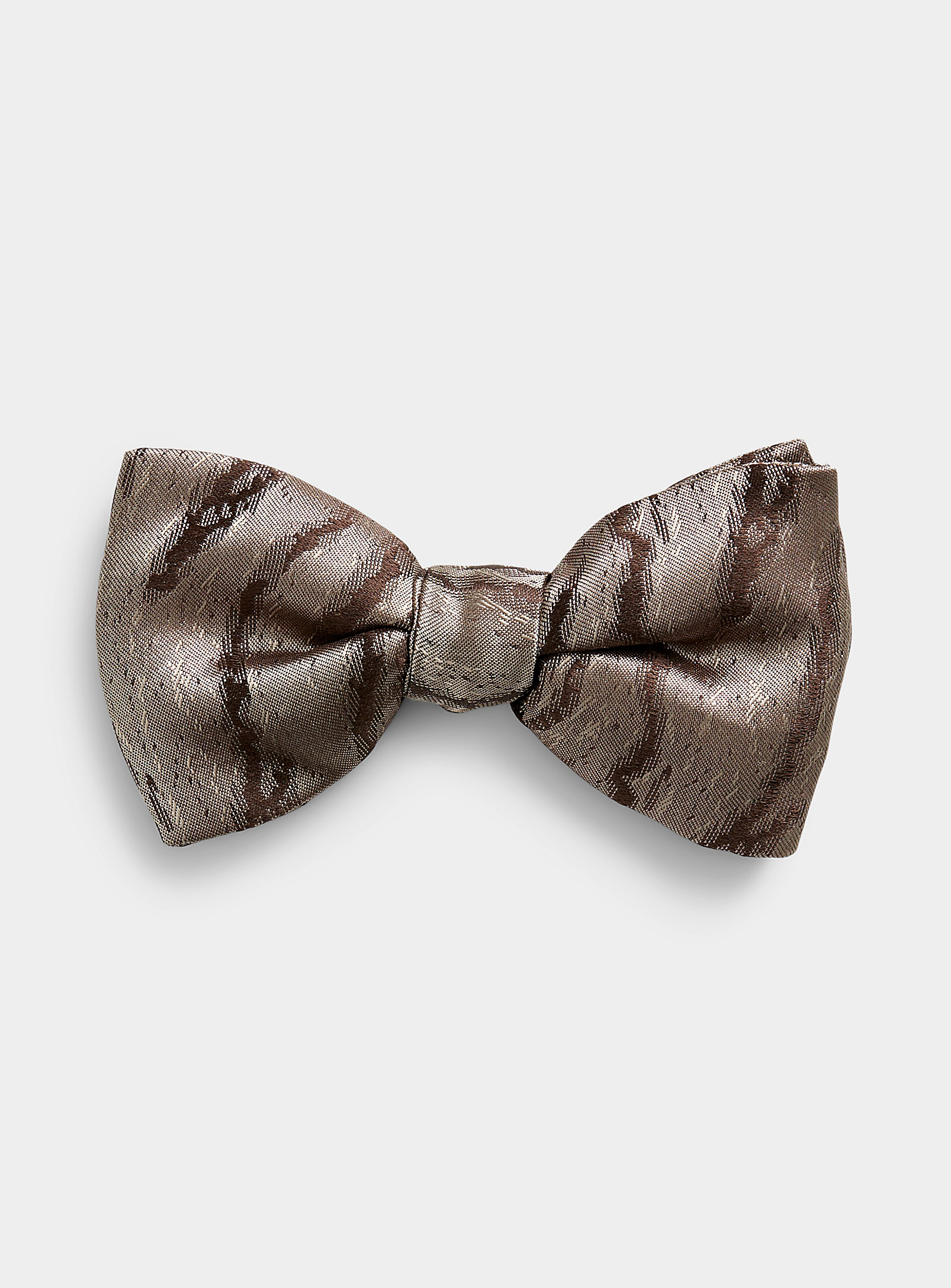 Blick - Men's Marbled-look satiny bow tie