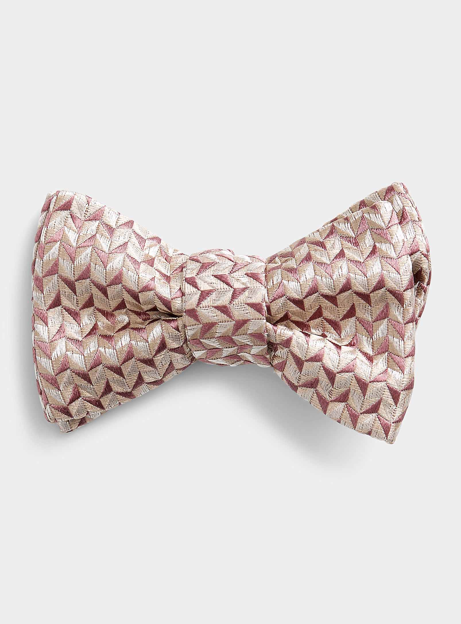 Blick - Men's Geo mosaic jacquard bow tie