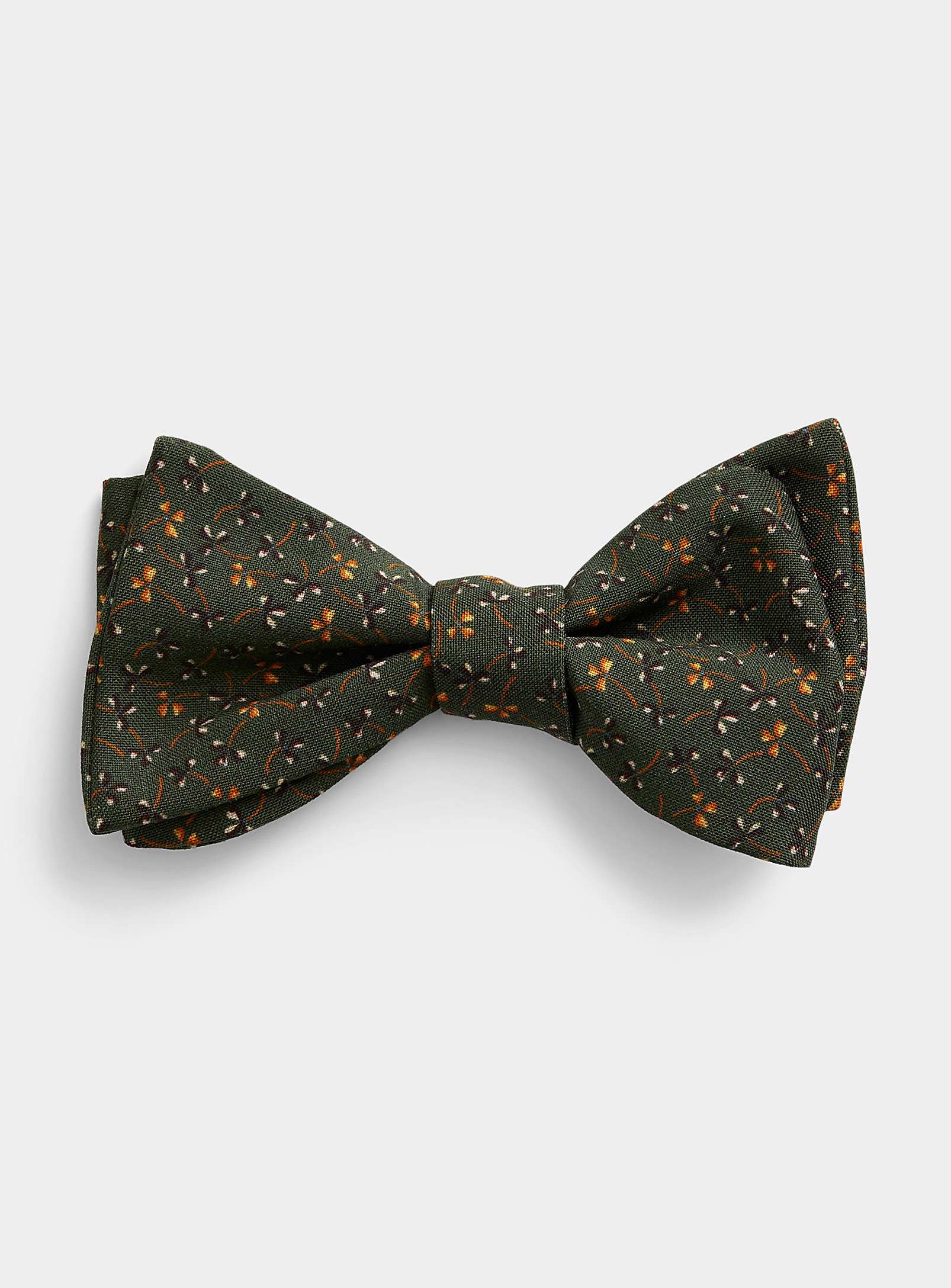 Blick - Men's Pure wool mini-flower bow tie