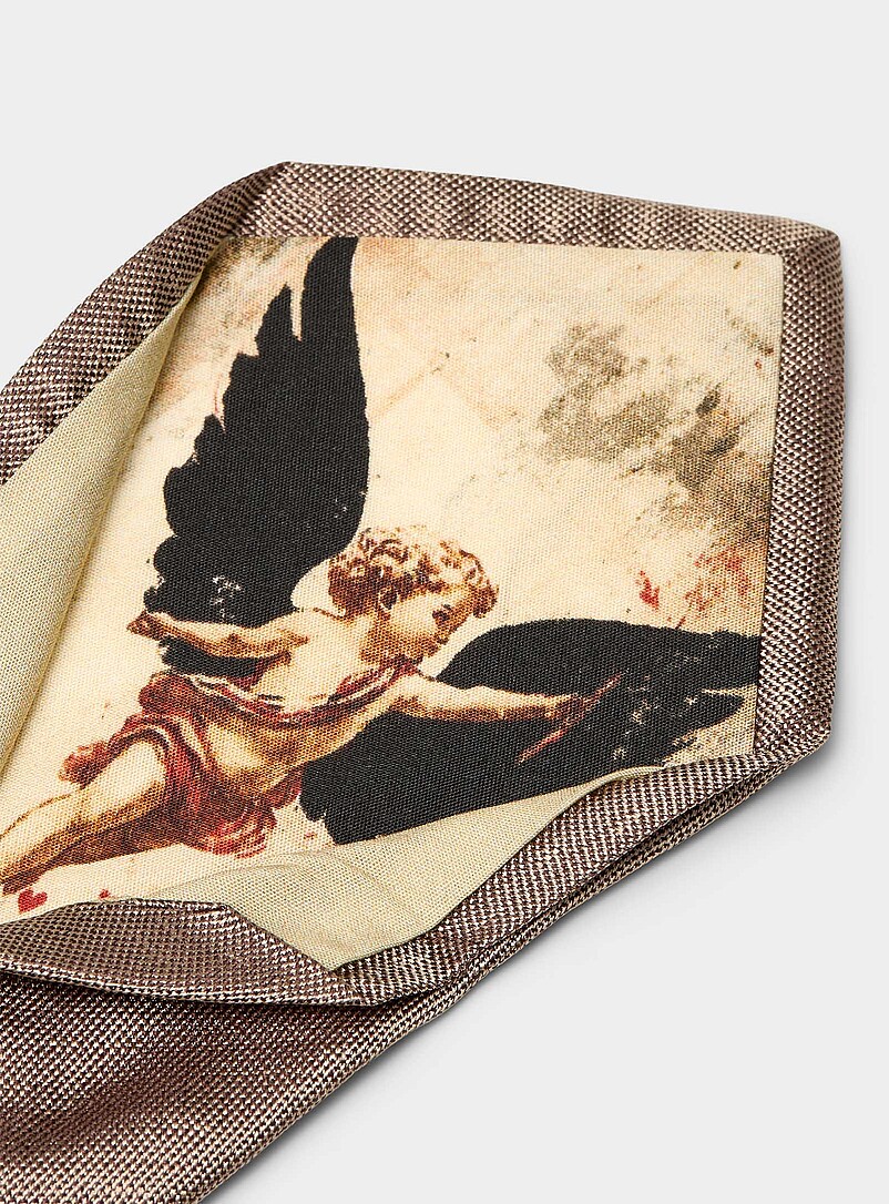 Satiny piqué tie product image 2