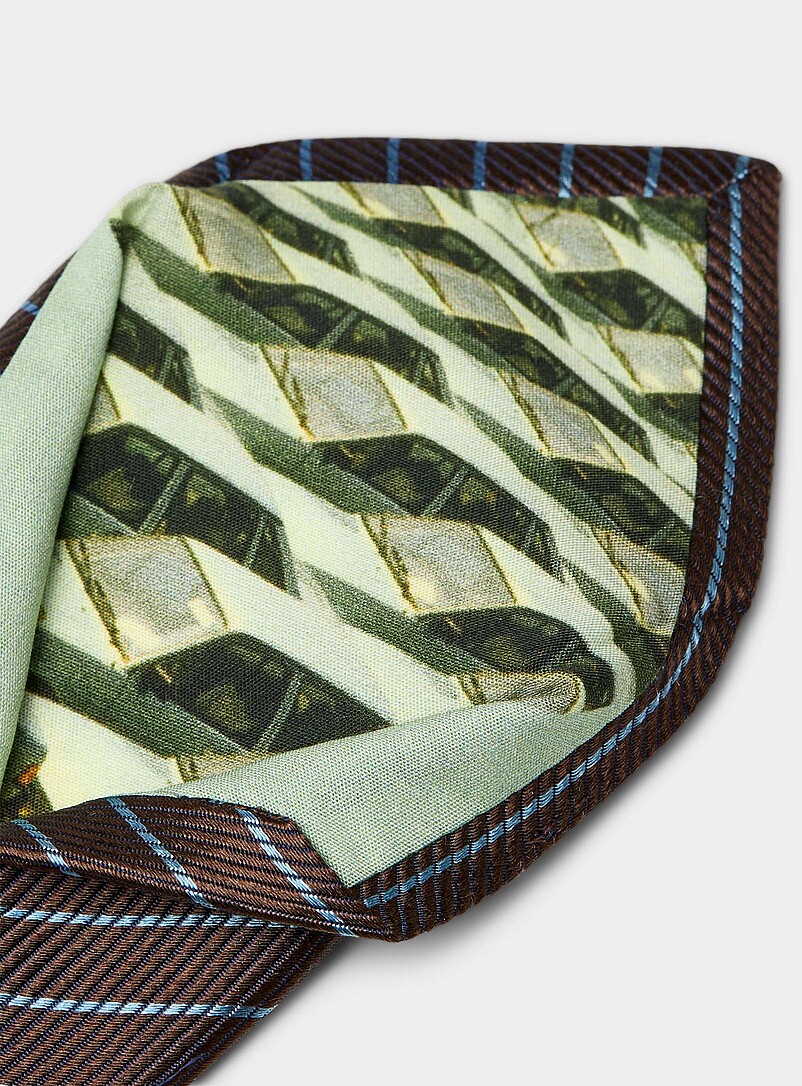Diagonal-stripe tie product image 2
