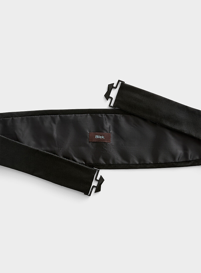 Black cummerbund product image 2