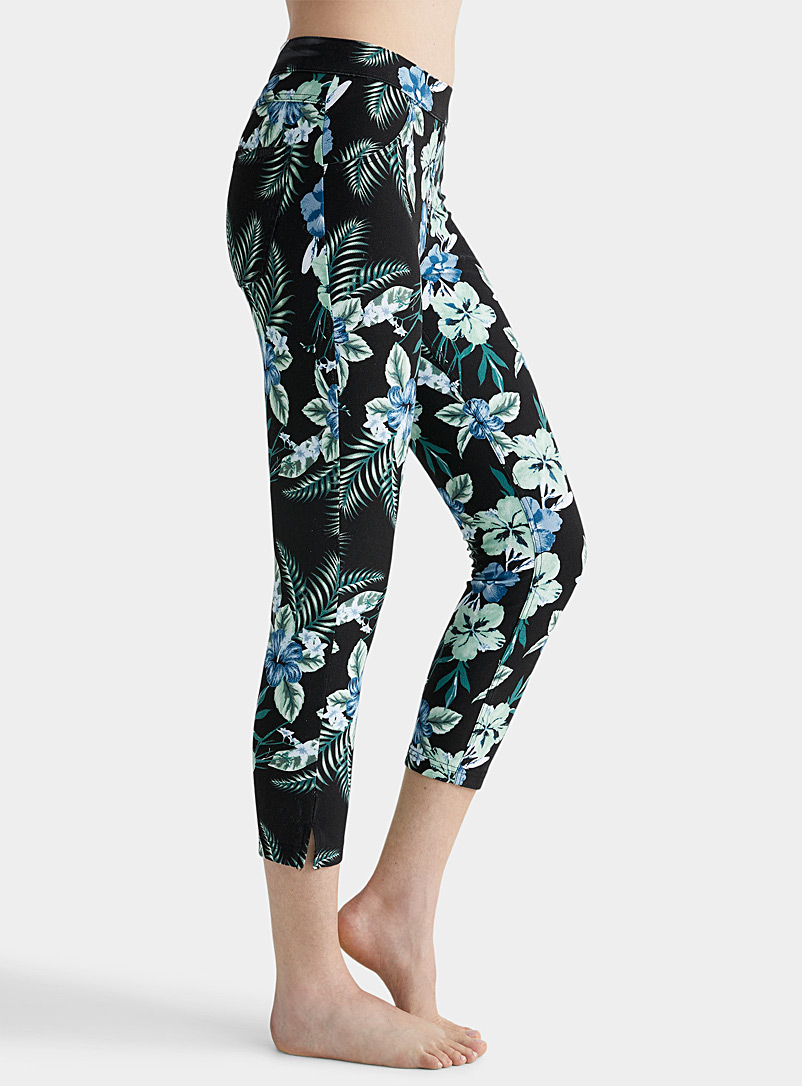 Tropical faded fitted jegging, Hue