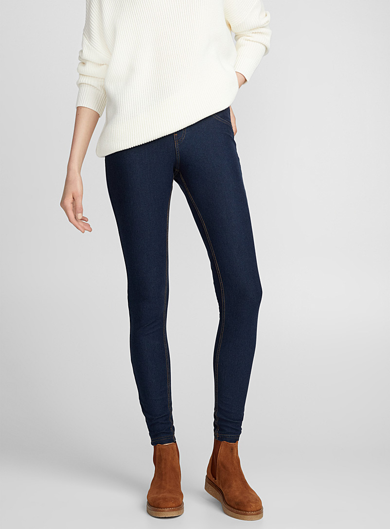 Essential blue denim legging | Hue | Shop Women's Leggings & Jeggings
