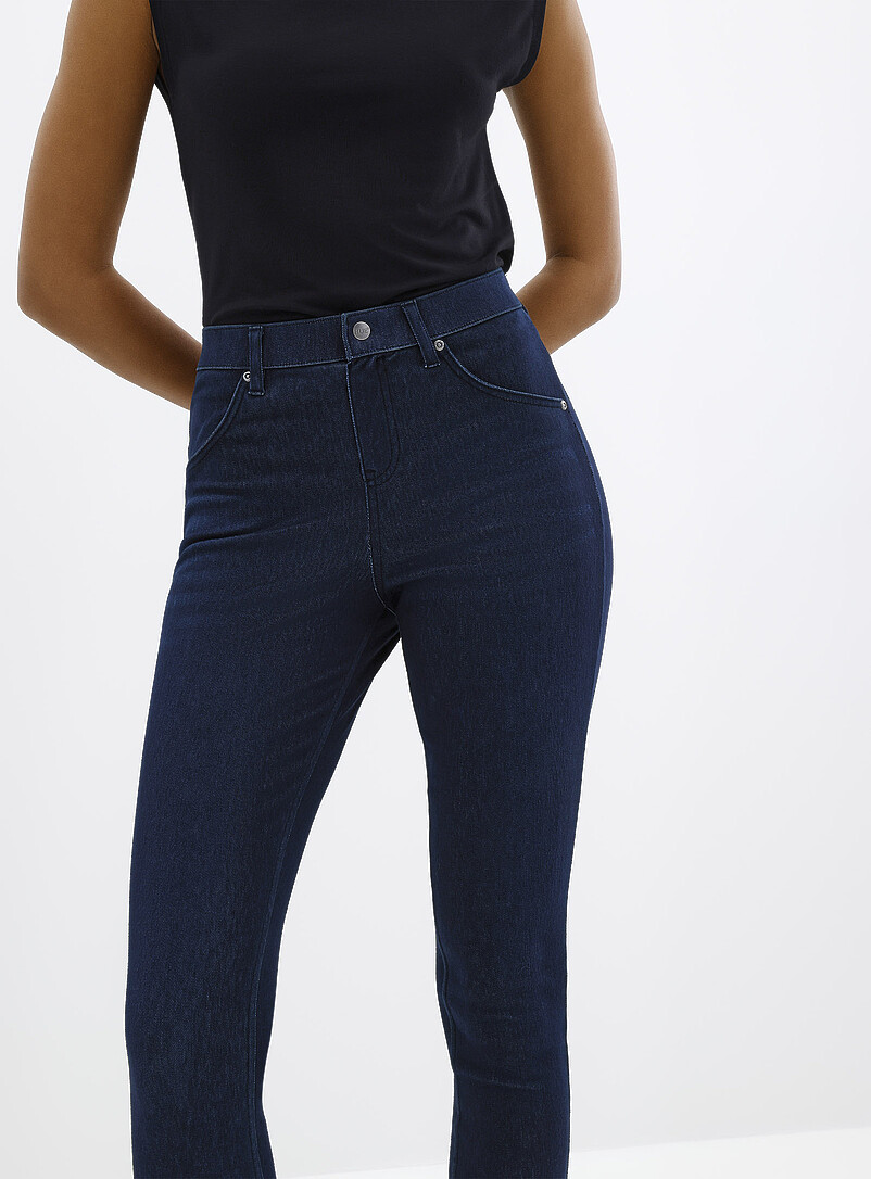 Hue: Le jegging essentiel taille haute Noir pour femme