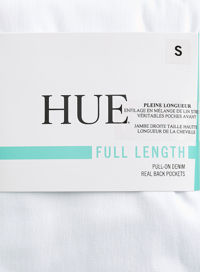 Hue: Le jegging semi-&eacute;vas&eacute; Bleu marine - Bleu nuit pour femme