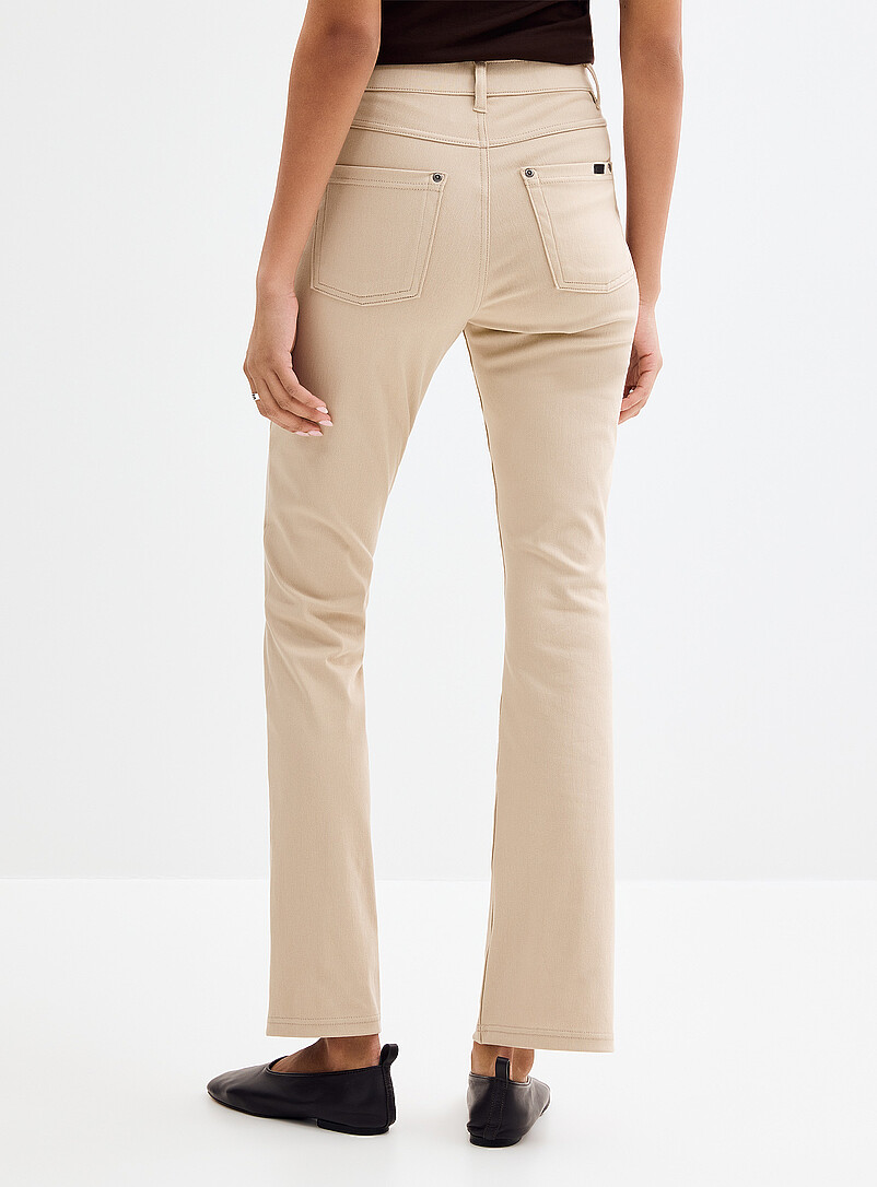 Hue: Le jegging semi-&eacute;vas&eacute; Bleu marine - Bleu nuit pour femme