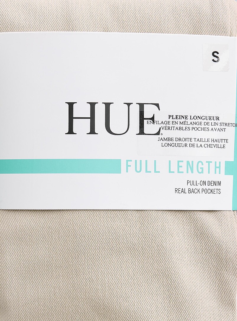 Hue: Le jegging semi-&eacute;vas&eacute; Bleu marine - Bleu nuit pour femme