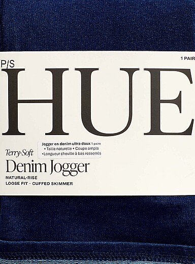 Hue Blue Cuffed terry-lined jegging for women