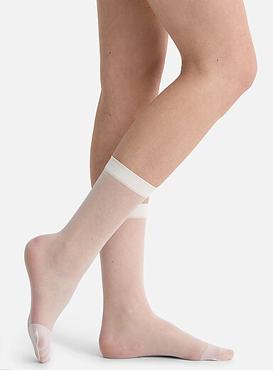 La chaussette diaphane unie