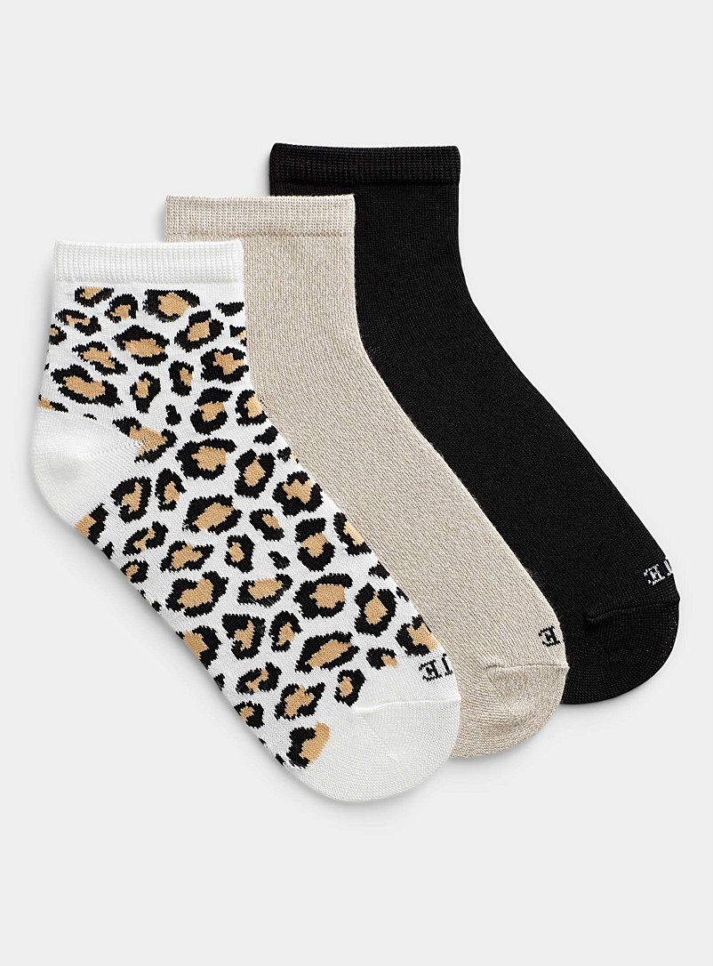 Hue Black Ultra-soft ankle socks Set of 3 for women