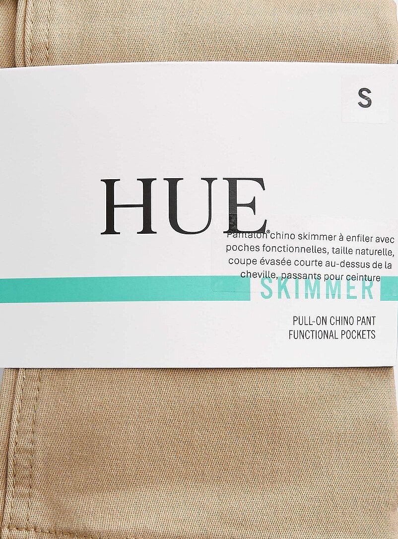 Hue: Le legging chino &eacute;vas&eacute; &eacute;court&eacute; Miel - Chameau pour femme