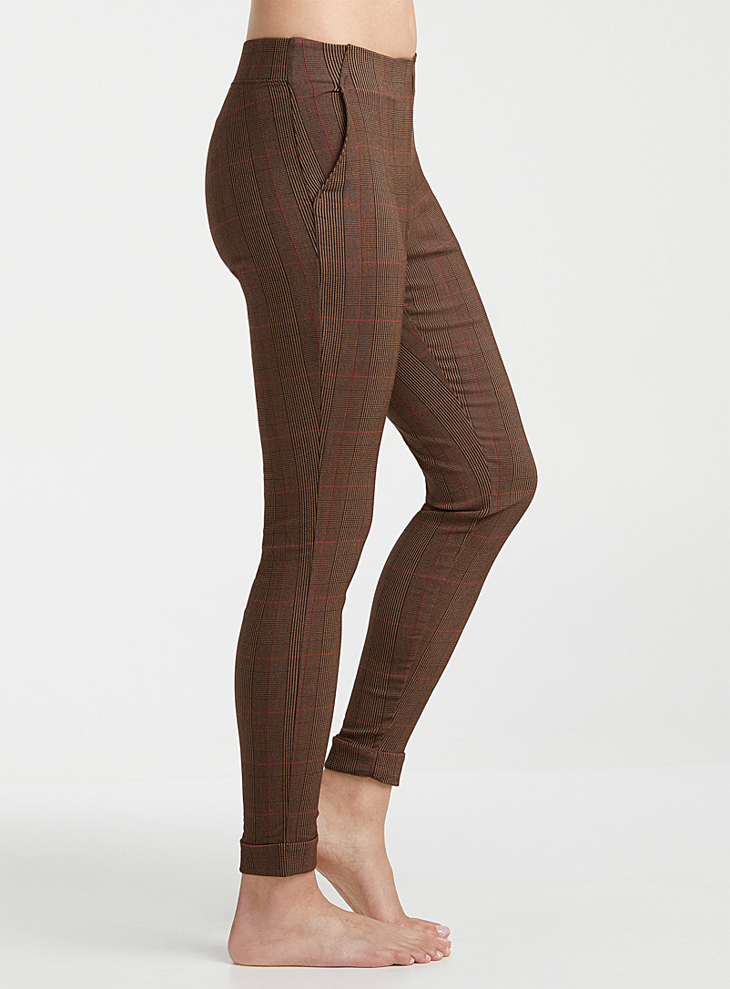 Tartan high-waisted legging | Hue 