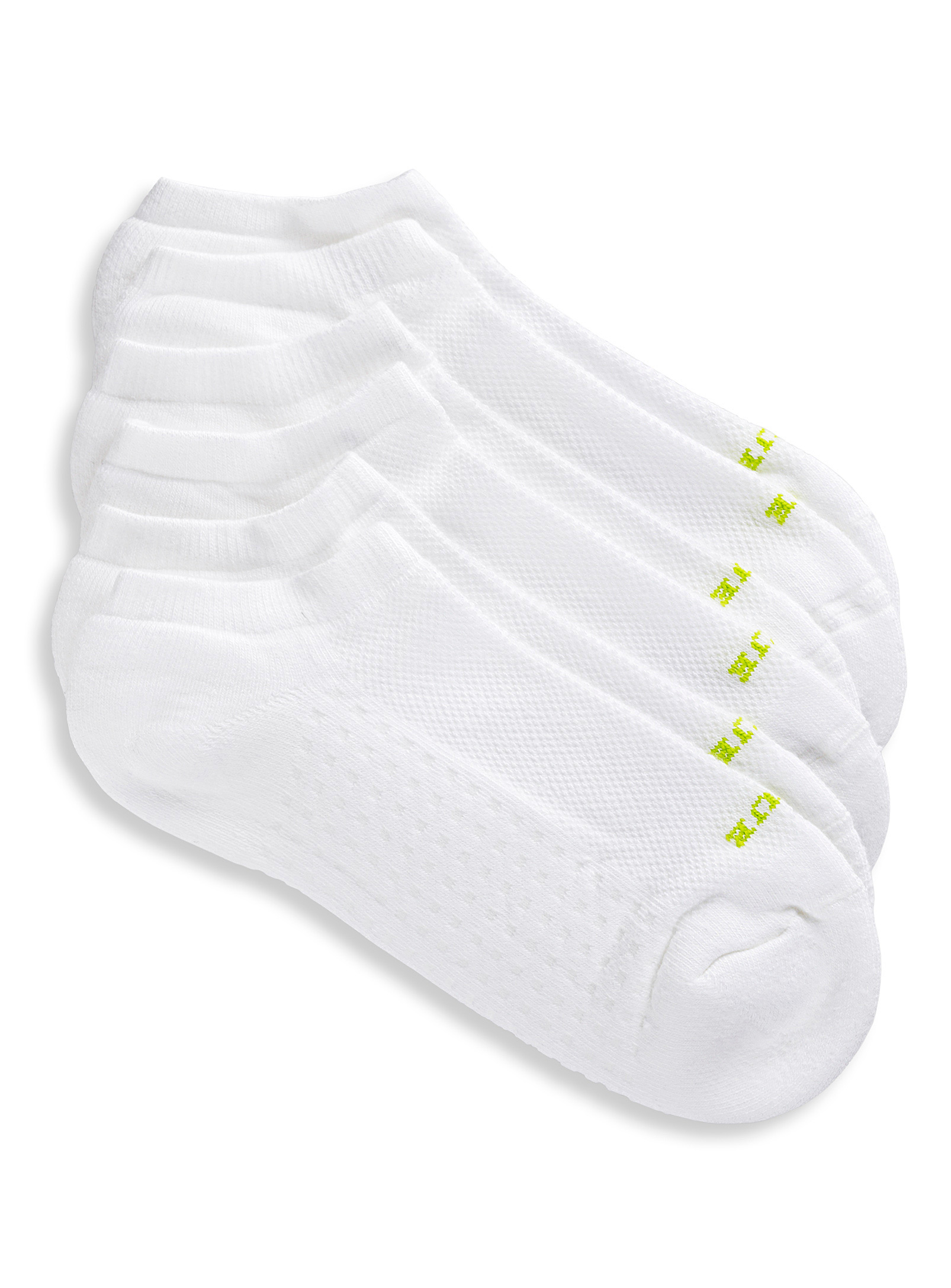 Shop Hue Air Ped Socks Set Of 3 In White