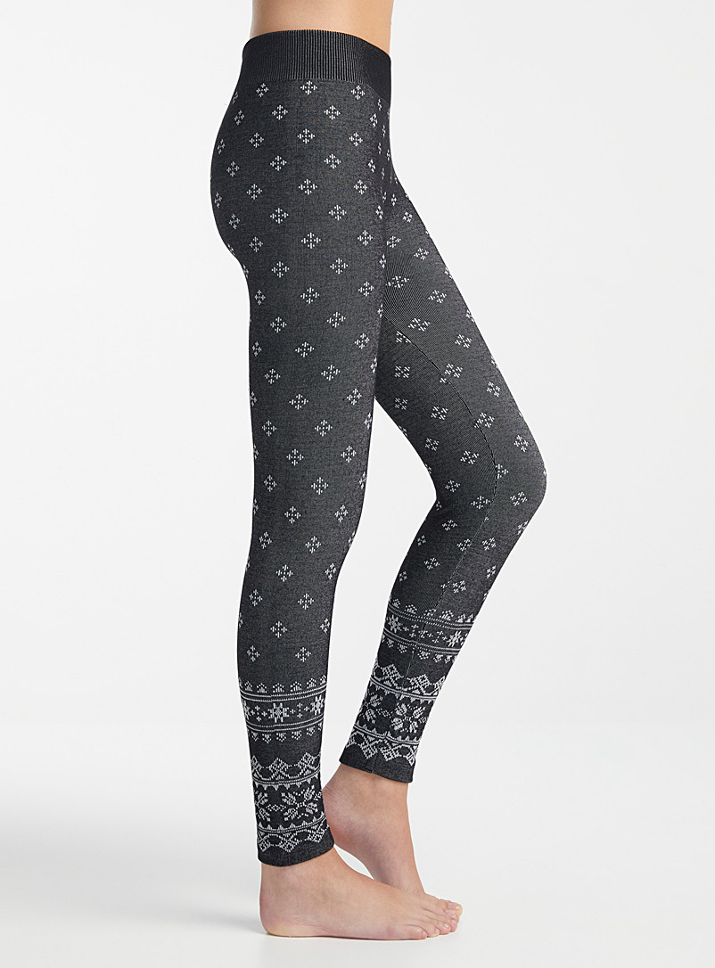 Jacquard snowflake legging | Hue | Shop 