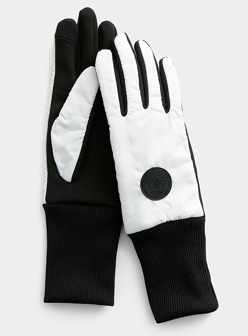 Lauren par Ralph Lauren: Le gant polyester recyclé Blanc pour femme
