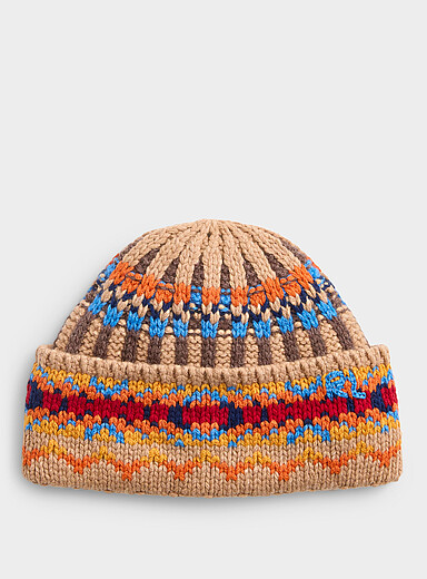 La tuque motif vintage jacquard