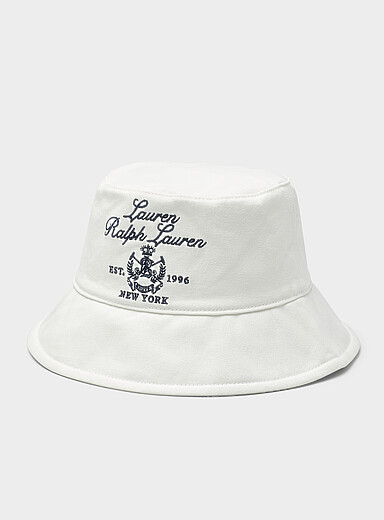 Embroidered logo bucket hat