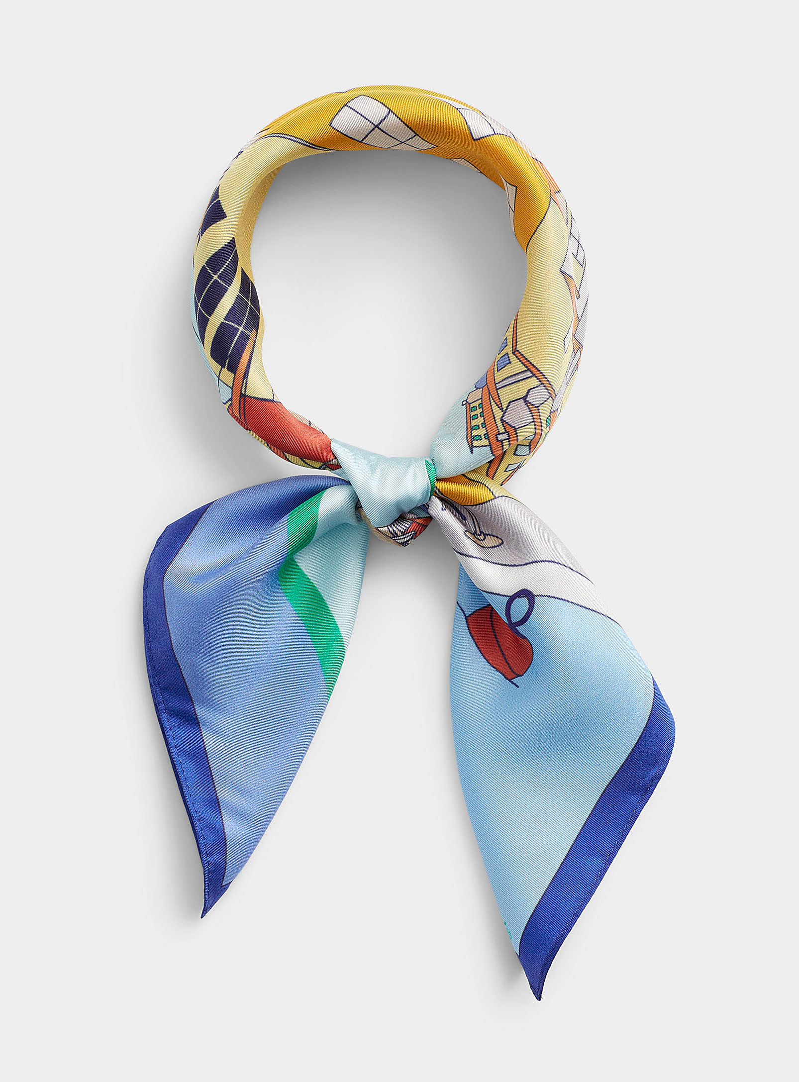 Echo Design - Women's Coastal village scarf