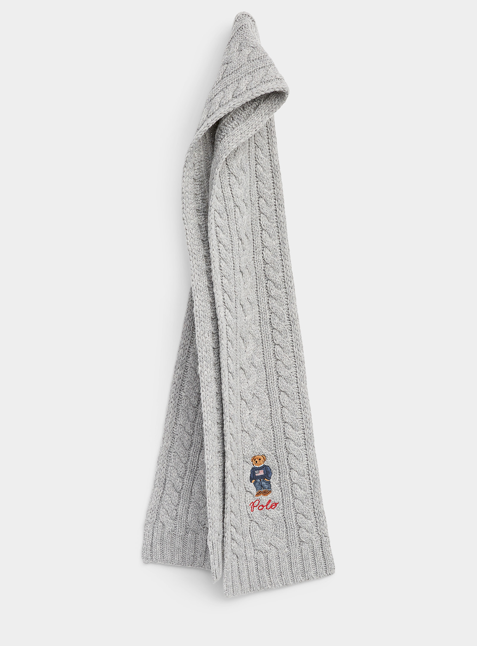Polo Ralph Lauren - Men's Teddy bear cable knit scarf