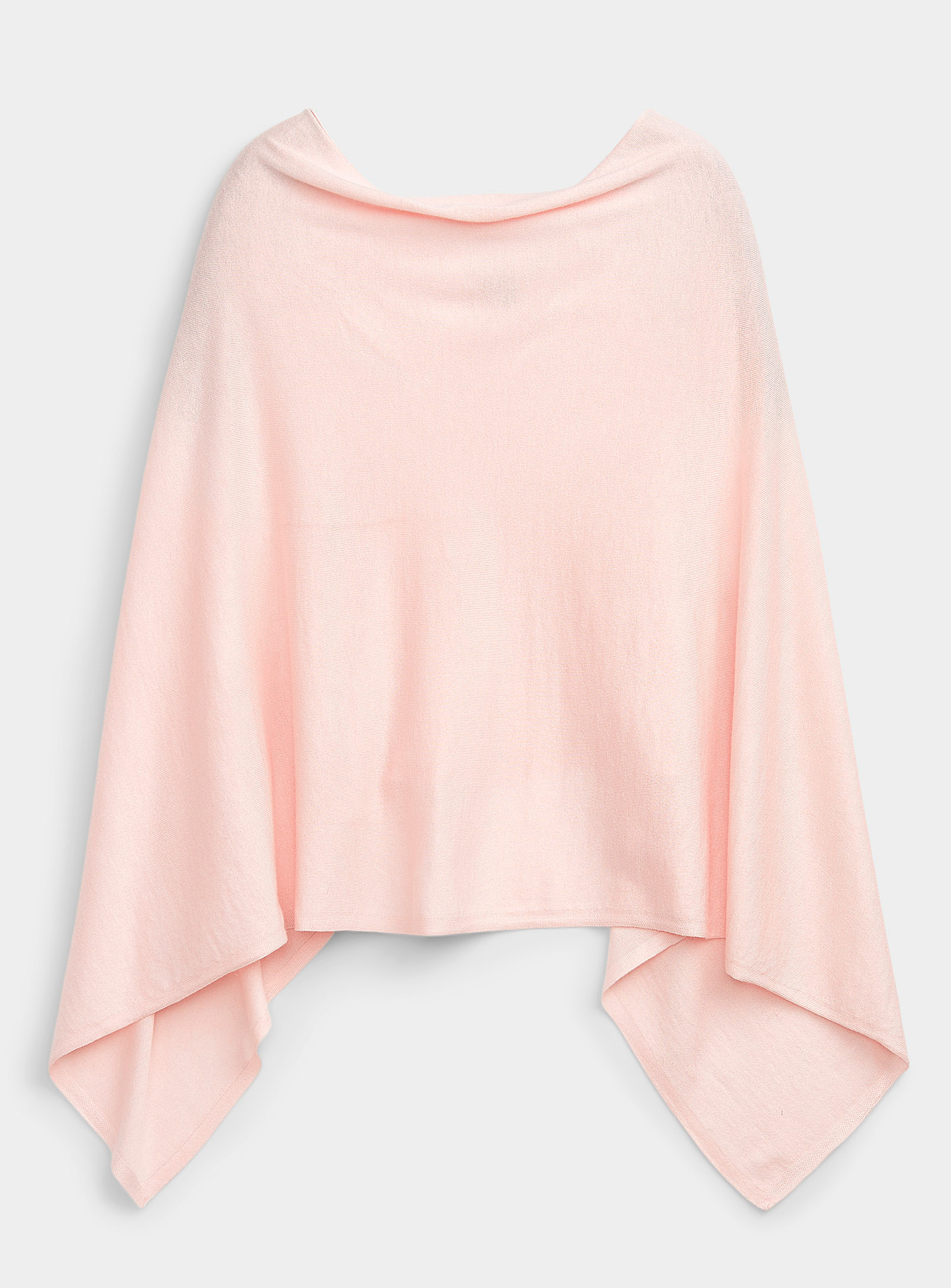 Echo Design Recycled Polyester Poncho In Pink