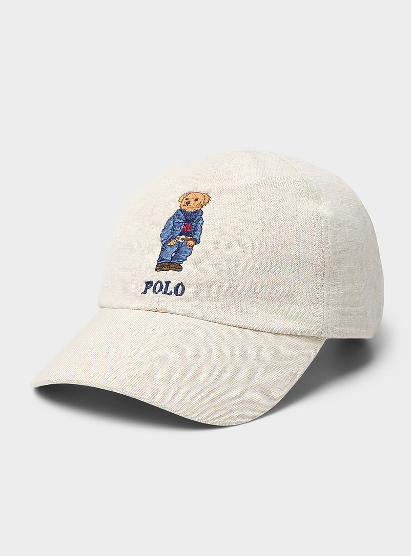 100% Linen Cool Teddy Bear Cap