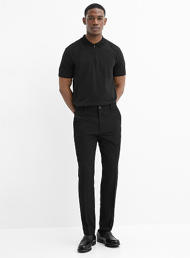 Le pantalon taille confort uni